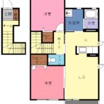 203号室は反転です。(間取)